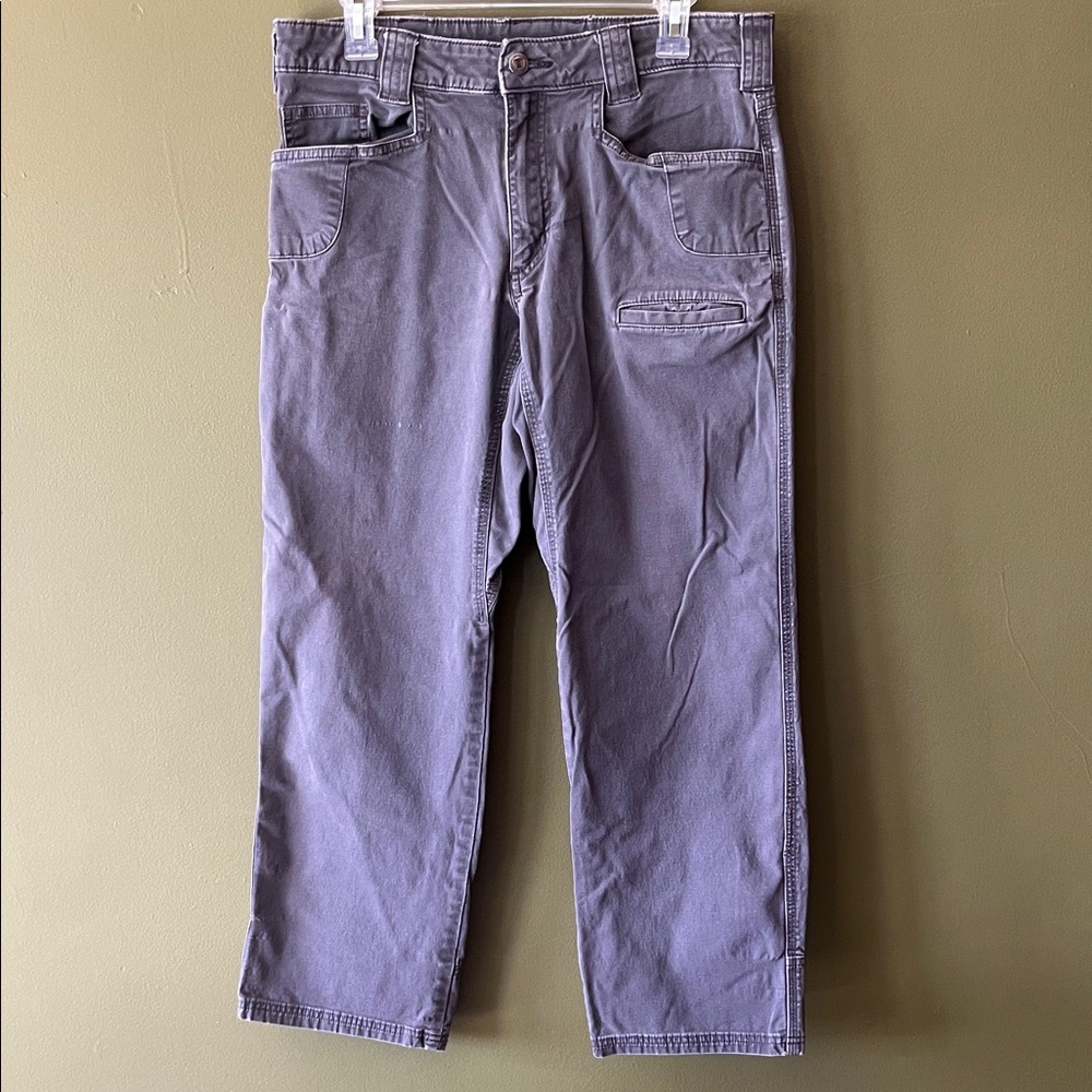 Noble Outfitters Straight-Leg Workwear Pants in Gray
